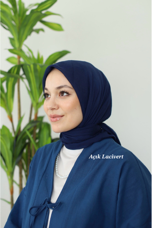 RELAX EŞARP - AÇIK LACİVERT 