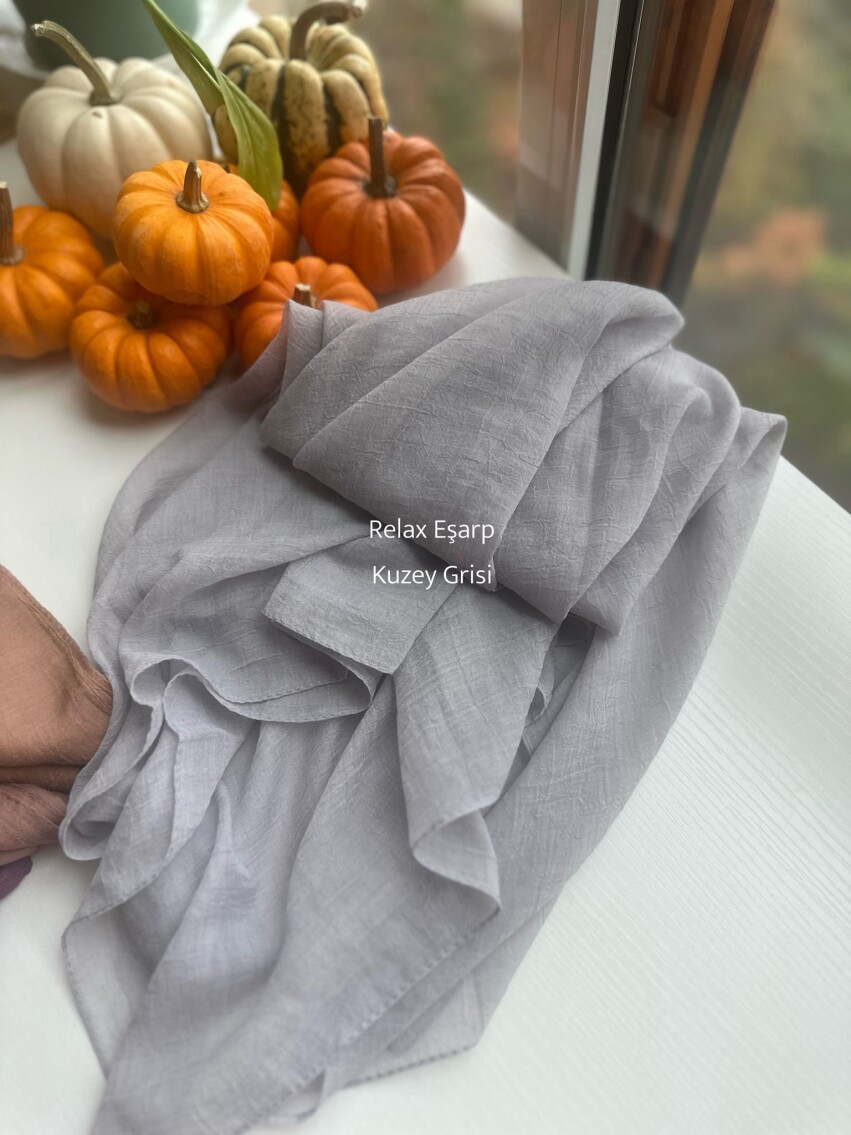 RELAX EŞARP - KUZEY GRISI - 2