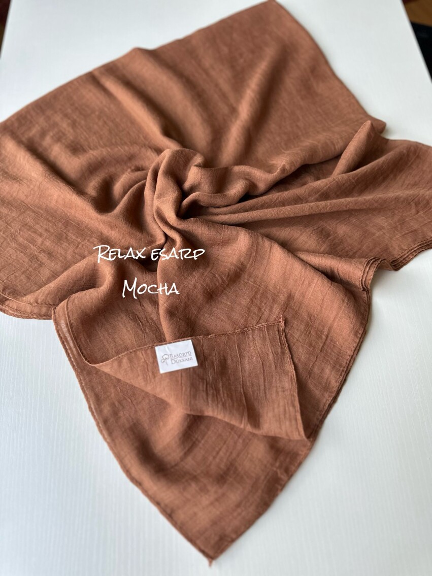 RELAX EŞARP - MOCHA - 1
