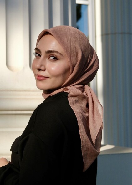 RELAX EŞARP - KAHVEMSI SOMON - 