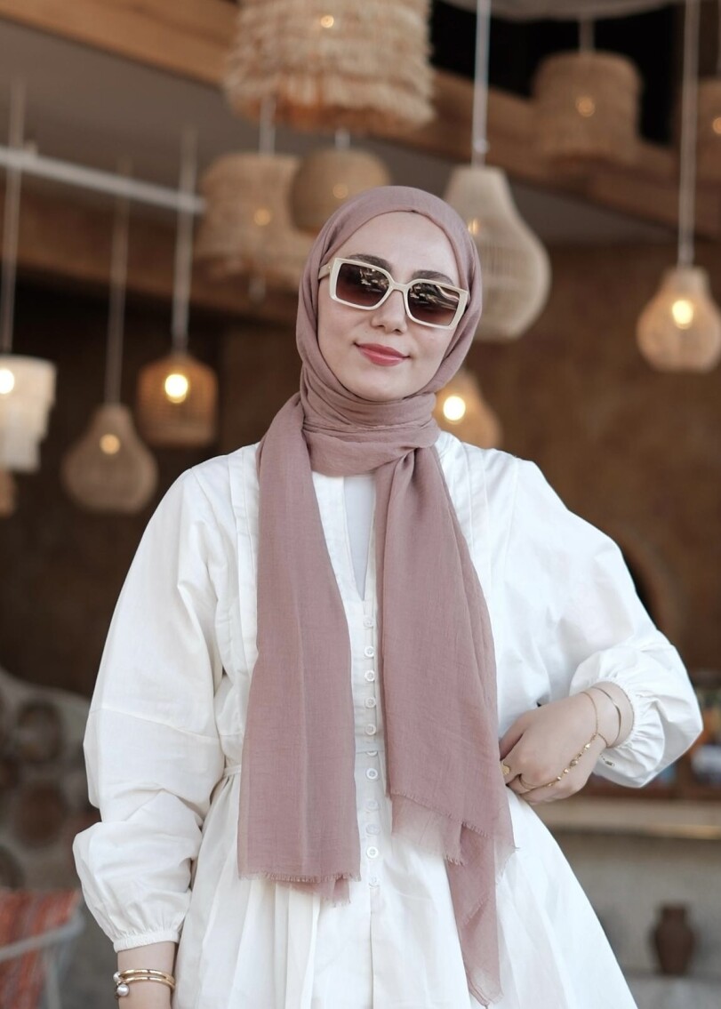 RELAX ŞAL - KAHVEMSI PEMBE - 1