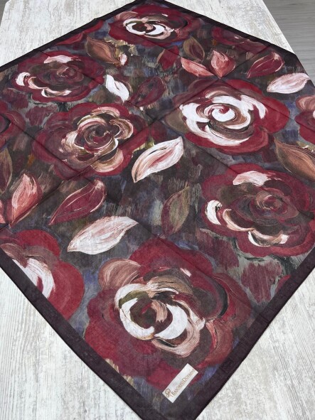 ROSARA EŞARP - BORDO - 