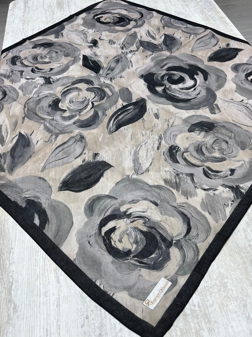 ROSARA EŞARP - GRİ - 1