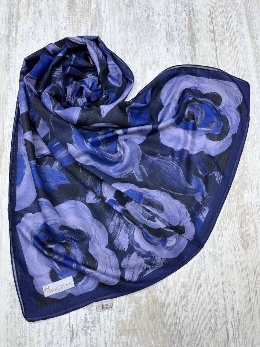 ROSARA ŞAL - LACİVERT - 2