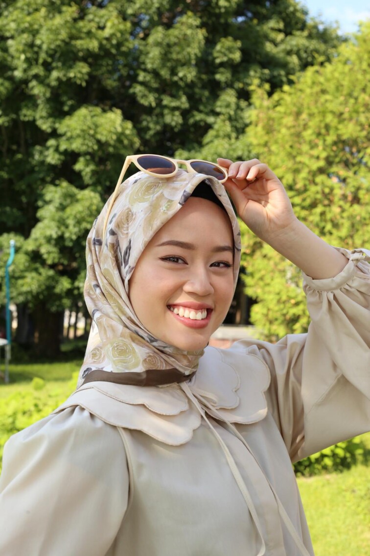 ROSE DESEN EŞARP - YAĞ YEŞİLİ - 1