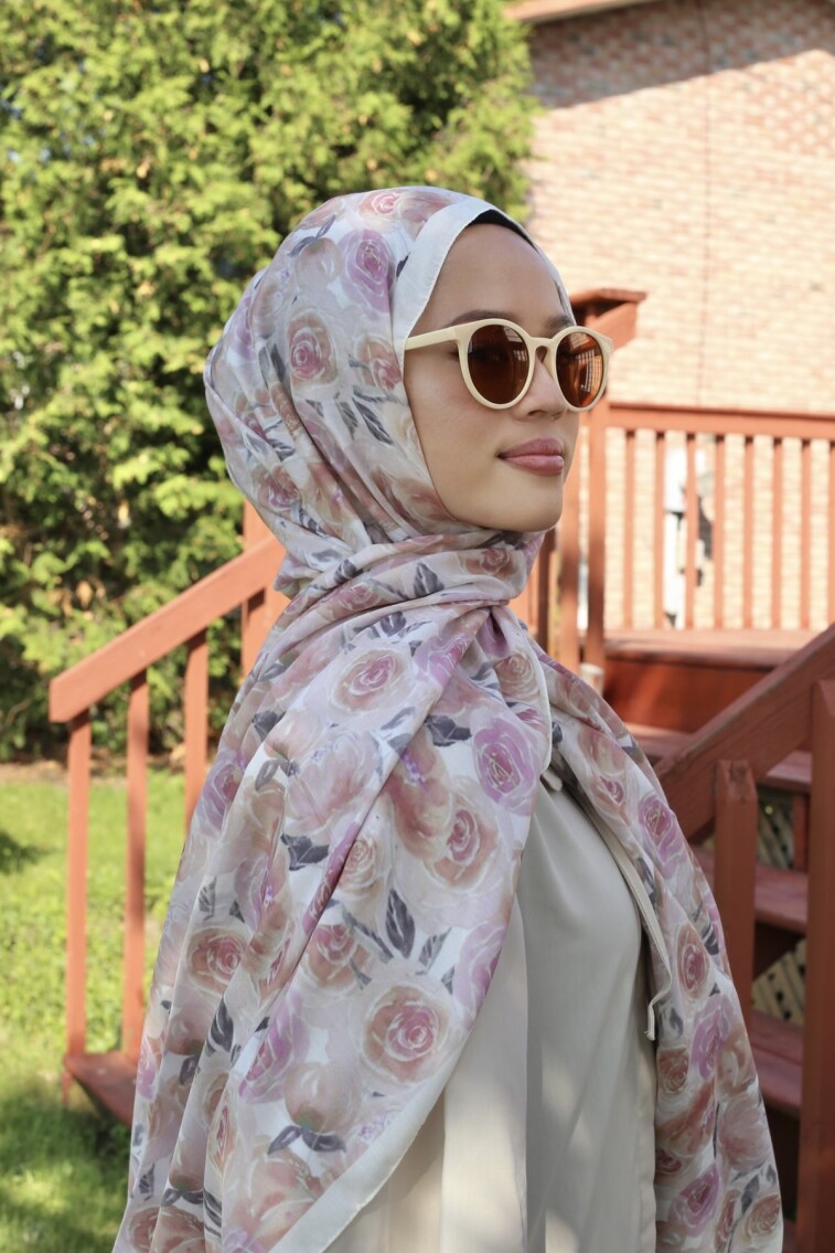 ROSE DESEN ŞAL - İNCİ-PEMBE - 3