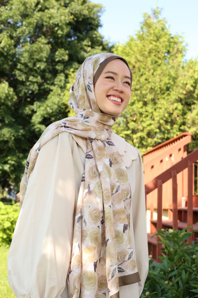 ROSE DESEN ŞAL - YAĞ YEŞİLİ - 2