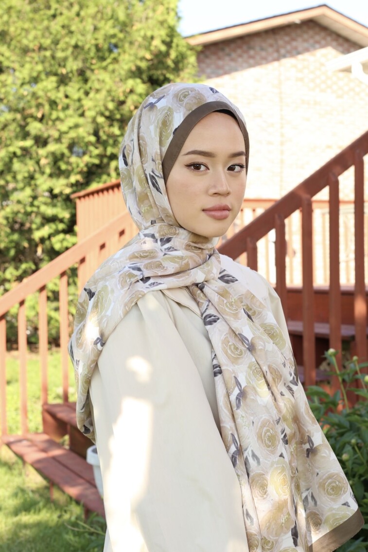 ROSE DESEN ŞAL - YAĞ YEŞİLİ - 3
