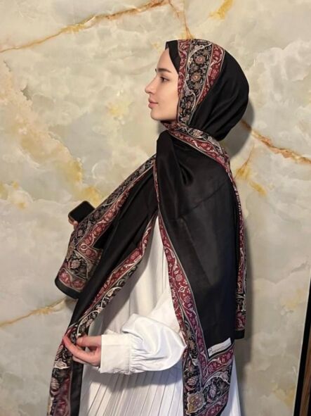 ROYAL DESEN ŞAL - SİYAH VİŞNE 