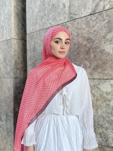 YONCA DESEN ŞAL - NAR ÇİÇEĞİ 