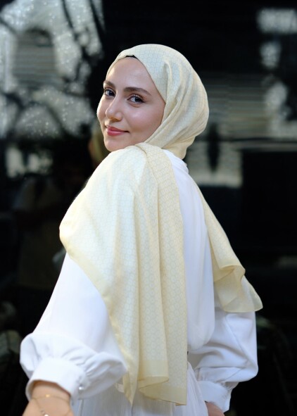 YONCA DESEN ŞAL - TEREYAĞI SARISI 
